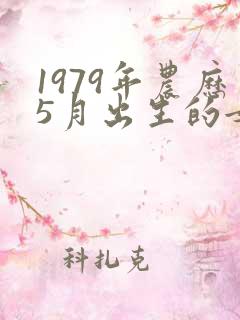 1979年农历5月出生的女命