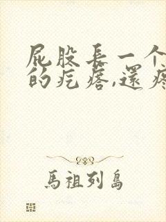 屁股长一个红色的疙瘩,还疼