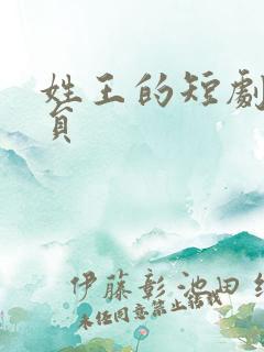 姓王的短剧男演员