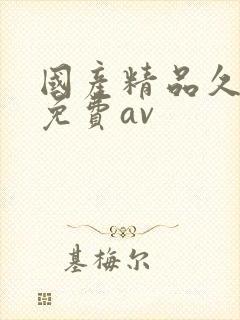 国产精品久久久免费av