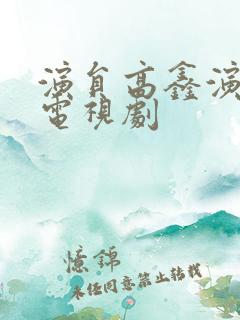 演员高鑫演过的电视剧