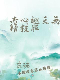 赤心巡天无错字精校版 赤心巡天无错字精校版