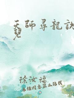 天师寻龙诀金妍儿