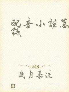配音小说怎么赚钱