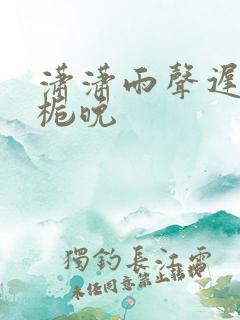 潇潇雨声迟 孟栀晚