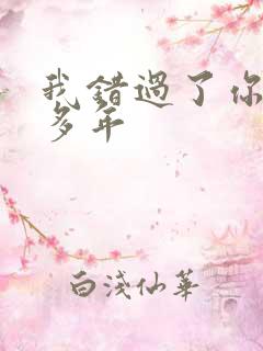 我错过了你那么多年