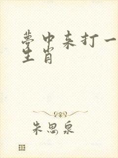 梦中来打一准确生肖