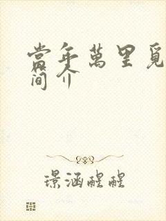 当年万里觅封侯简介 当年万里觅封侯简介