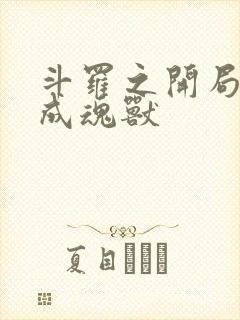 斗罗之开局穿越成魂兽