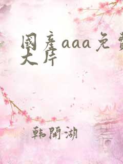 国产aaa免费大片
