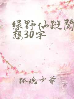 绿野仙踪阅读感想30字 绿野仙踪阅读感想30字