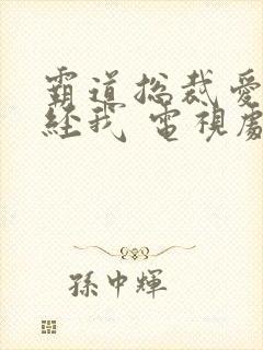 霸道总裁爱上绝经我 电视剧全集免费观看