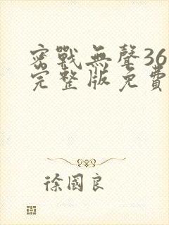 密战无声36集完整版免费