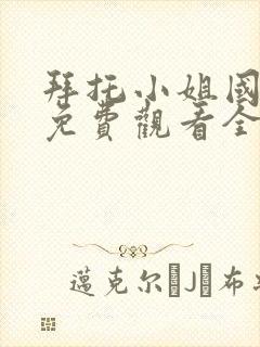 拜托小姐国语版免费观看全集