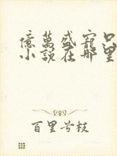 亿万盛宠只为你小说在哪里看