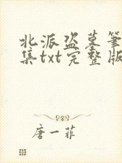北派盗墓笔记全集txt完整版