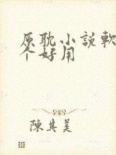 原耽小说软件哪个好用