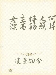 女主持人何卿最漂亮的照片