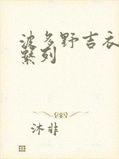 波多野吉衣av系列