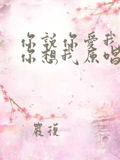 你说你爱我你说你想我原唱完整版 你说你爱我你说你想我原唱完整版
