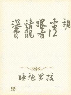 深情眼电视剧免费观看12