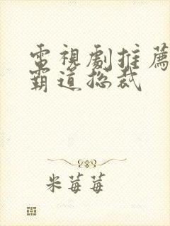 电视剧推荐爱情霸道总裁