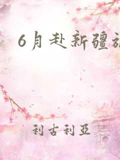 6月赴新疆旅游
