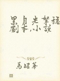 黑月光拿稳be剧本,小说