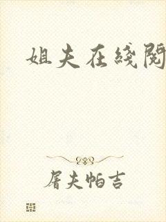 姐夫在线阅读
