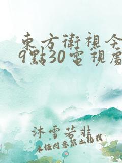 东方卫视今晚19点30电视剧
