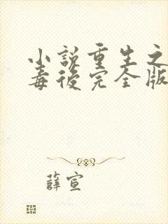 小说重生之将门毒后完全版