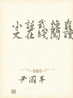 小说武炼巅峰全文在线阅读
