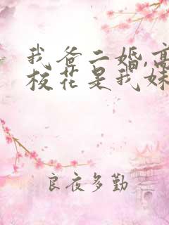 我爸二婚,高冷校花是我妹全 我爸二婚,高冷校花是我妹全