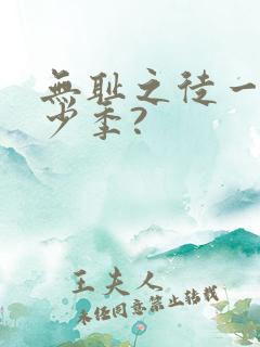 无耻之徒一共多少季?