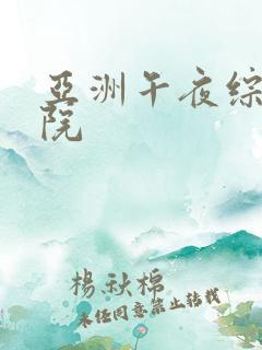 亚洲午夜综合影院