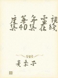 度华年电视剧全集40集在线 度华年电视剧全集40集在线