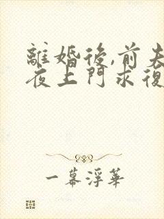 离婚后,前夫连夜上门求复婚小说完整