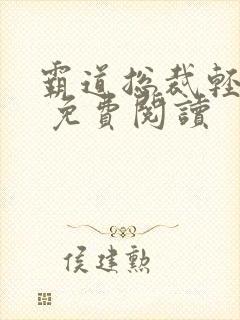 霸道总裁轻轻爱 免费阅读