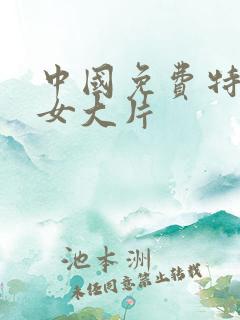中国免费特黄美女大片