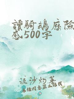 读骑鹅历险记有感500字