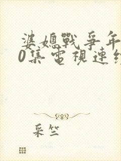 婆媳战争年代40集电视连续剧