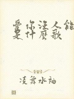 爱你没人能比你是什么歌