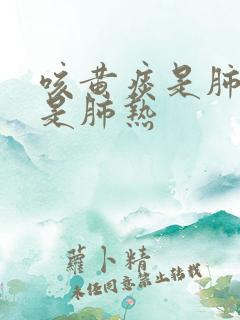 咳黄痰是肺寒还是肺热 咳黄痰是肺寒还是肺热