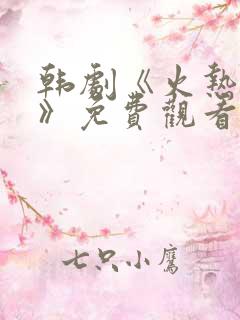 韩剧《火热综艺》免费观看