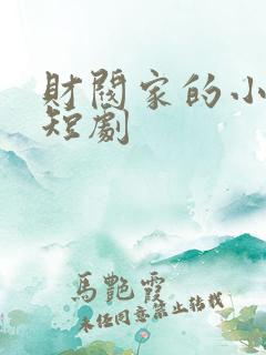 财阀家的小儿子短剧 财阀家的小儿子短剧