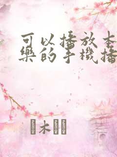 可以播放本地音乐的手机播放器