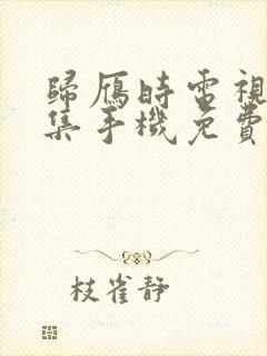归雁时电视剧全集手机免费观看