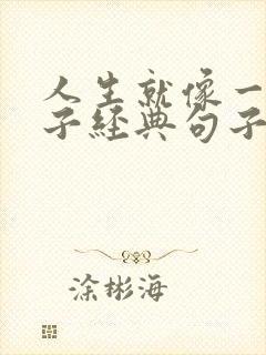 人生就像一面镜子经典句子