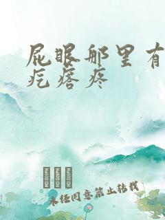 屁眼那里有个硬疙瘩疼