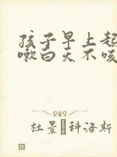 孩子早上起床咳嗽白天不咳怎么办